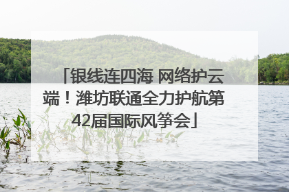 银线连四海 网络护云端！潍坊联通全力护航第42届国际风筝会