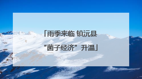 雨季来临 镇沅县“菌子经济”升温