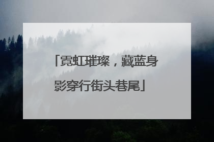 霓虹璀璨，藏蓝身影穿行街头巷尾