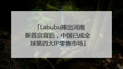 Labubu捧出河南新首富背后，中国已成全球第四大IP零售市场